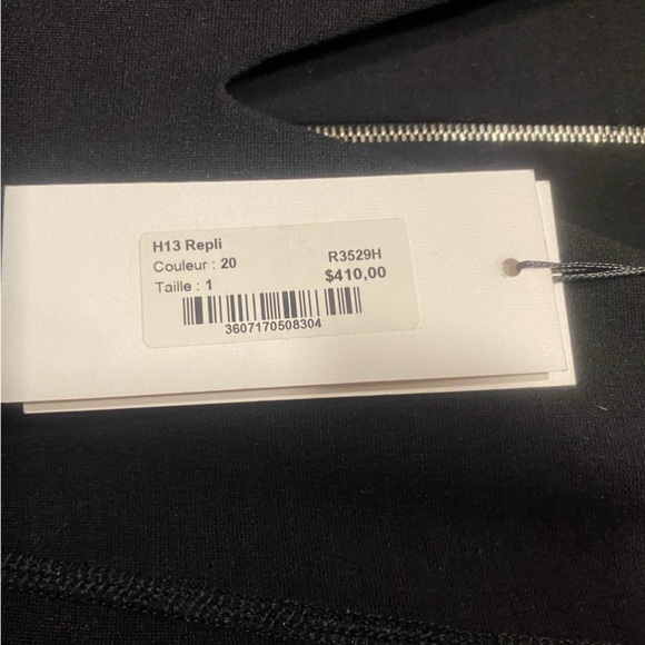 NWT Sandro Paris Dress Sz 1 (US size 6) Black pleated, abstract. Colorful. - Picture 4 of 7